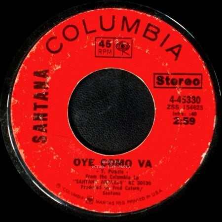 Santana - Oye Como Va / Samba Pa Ti side A