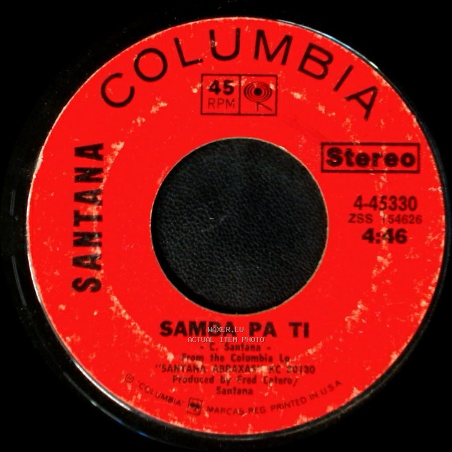 Santana - Oye Como Va / Samba Pa Ti side B
