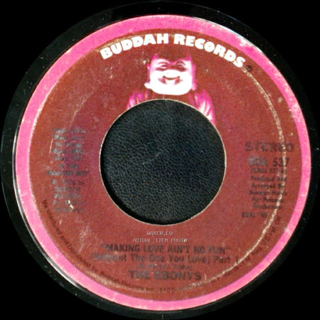 The Escorts / The Ebonys - Taking Love Ain't No Fun (Wrecked The One You Love) / Making Love Ain't No Fun (Without The One You Love) side B
