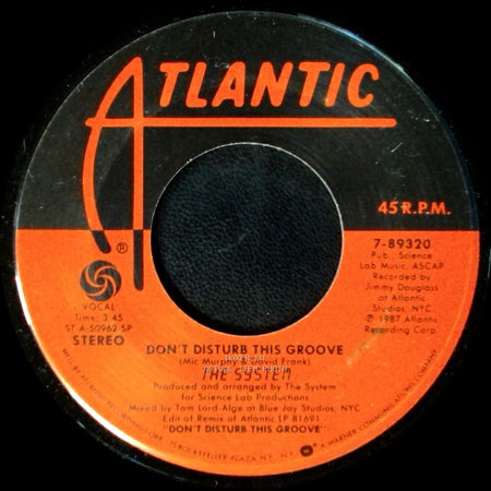 The System - Don't Disturb This Groove / Modern Girl side A