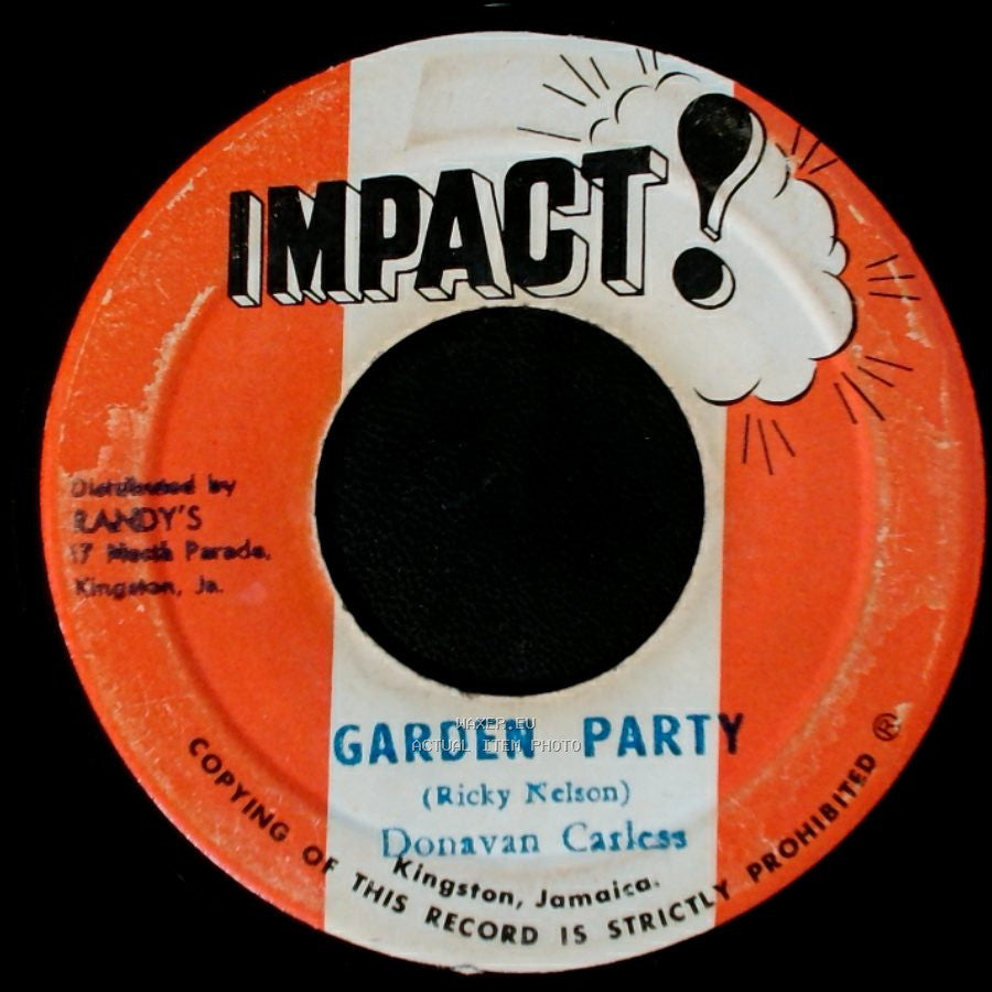 Donavan Carless / Impact Allstars - Garden Party / Party Version side A