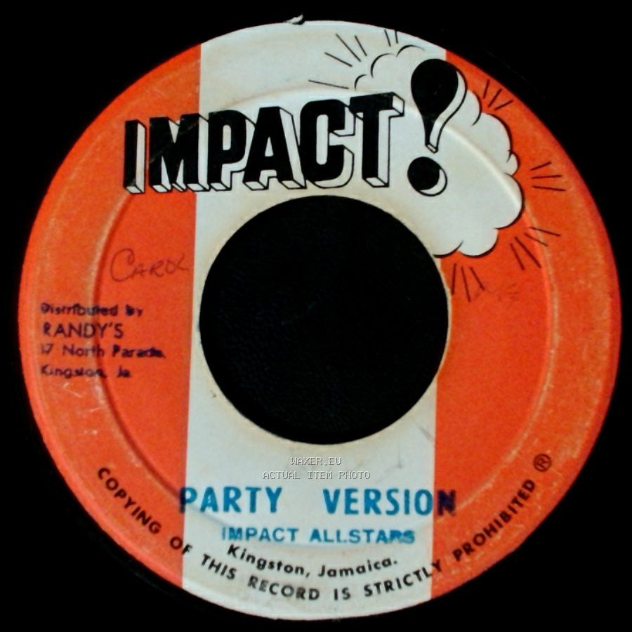 Donavan Carless / Impact Allstars - Garden Party / Party Version side B
