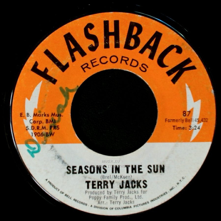 Terry Jacks - If You Go Away / Seasons In The Sun side B