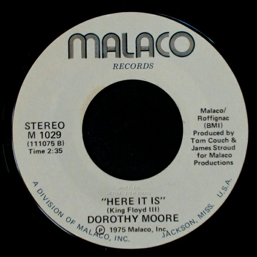 Dorothy Moore - Misty Blue / Here It Is side B
