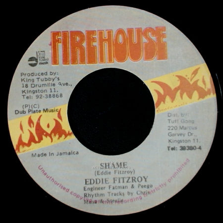 Eddie Fitzroy - Shame / Version side A