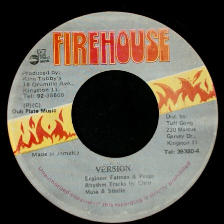 Eddie Fitzroy - Shame / Version side B