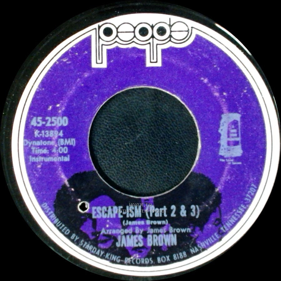 James Brown - Escape-Ism (Part 2 & 3) / Escape-Ism (Part 1) side A