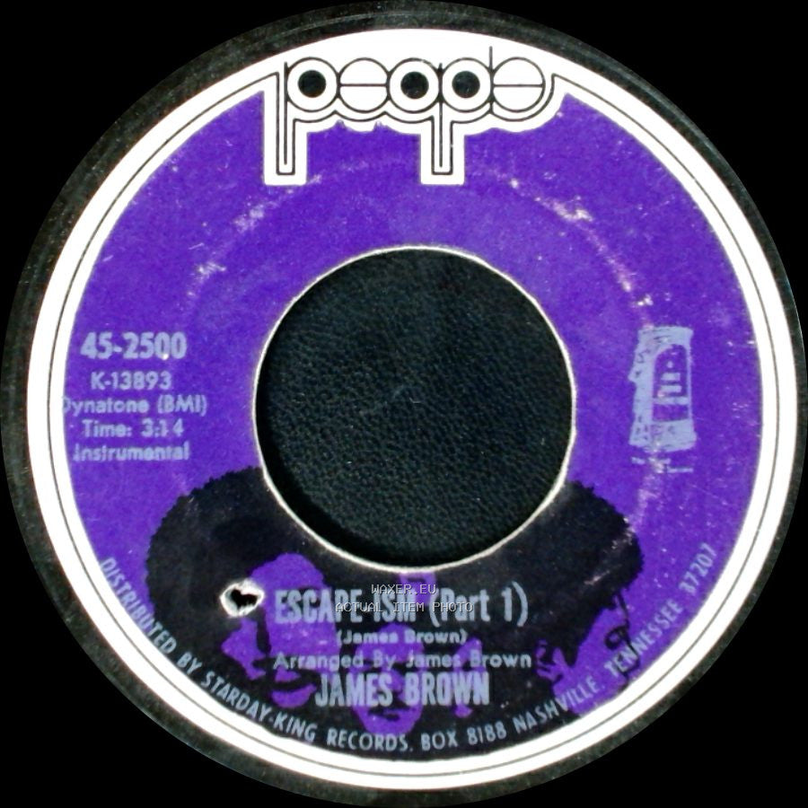 James Brown - Escape-Ism (Part 2 & 3) / Escape-Ism (Part 1) side B
