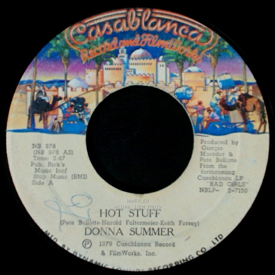 Donna Summer - Hot Stuff / Journey To The Centre Of Your Heart side A