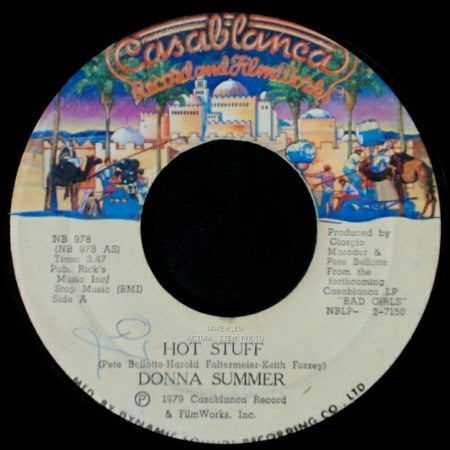 Donna Summer - Hot Stuff / Journey To The Centre Of Your Heart side A