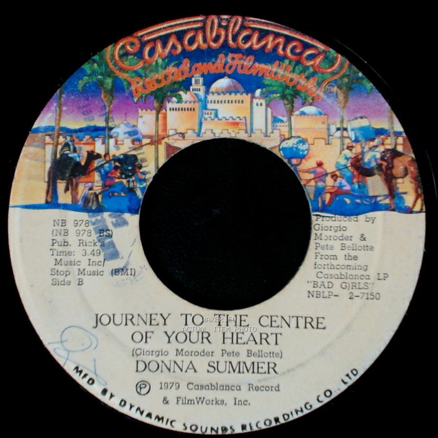 Donna Summer - Hot Stuff / Journey To The Centre Of Your Heart side B