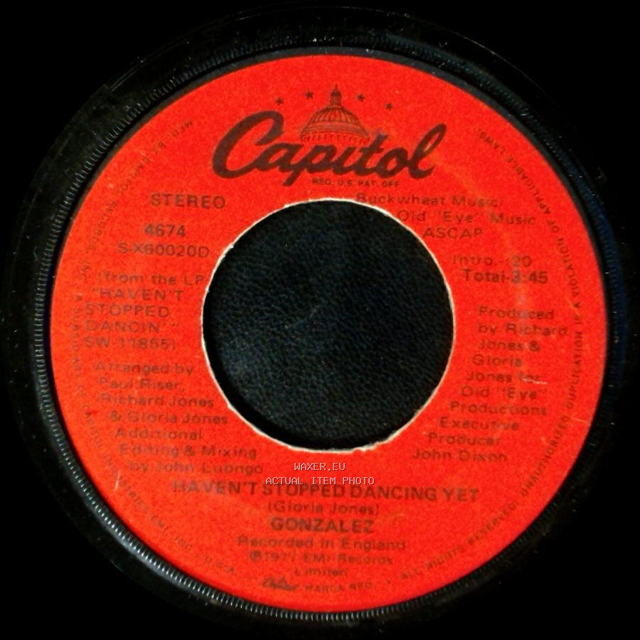 Gonzalez - Just Let It Lay / Haven't Stopped Dancing Yet side B
