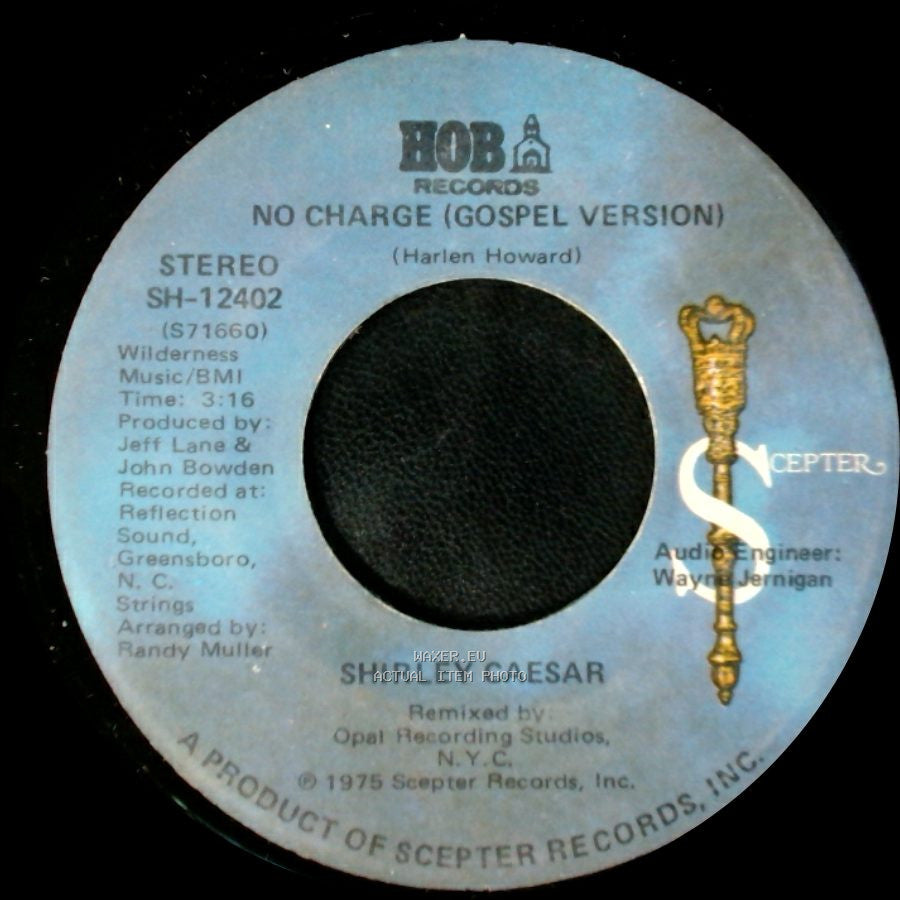Shirley Caesar - No Charge / No Charge (Gospel Version) side B