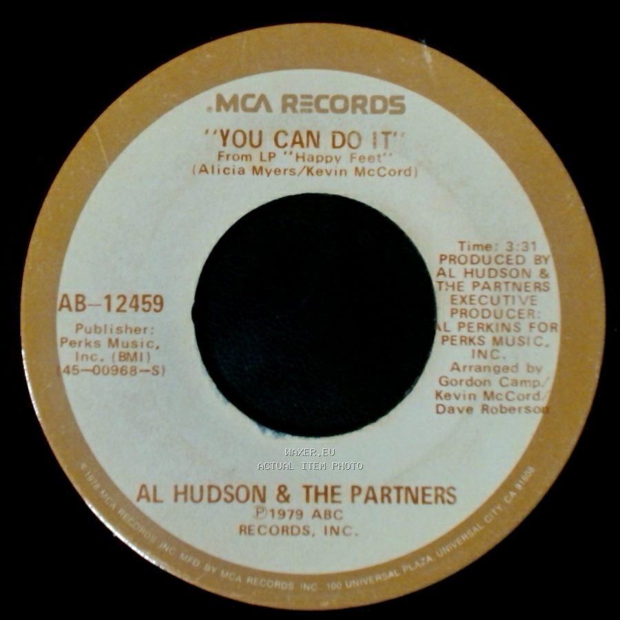 Al Hudson & The Partners - You Can Do It / I Don't Want You To Leave Me side A