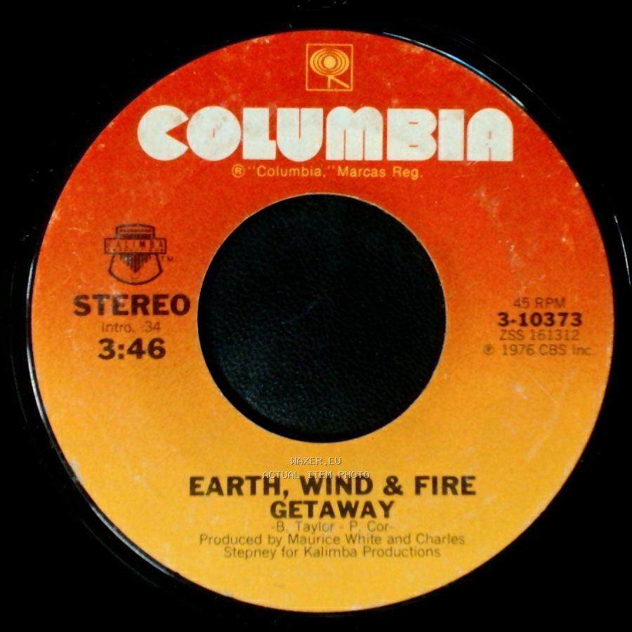 Earth, Wind & Fire - Getaway / Getaway (Instrumental) side A