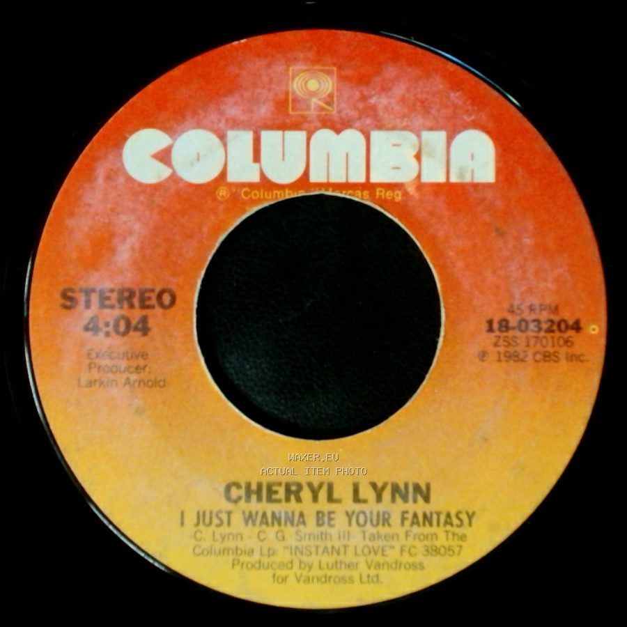 Cheryl Lynn - If This World Were Mine / I Just Wanna Be Your Fantasy side B