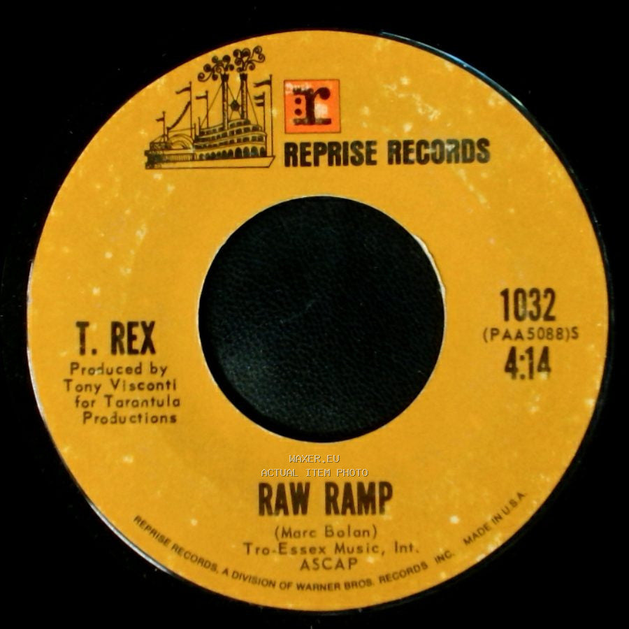 T. Rex - Bang A Gong (Get It On) / Raw Ramp side B