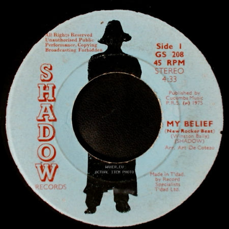 The Shadow - My Belief / Reggae - Calypso side A