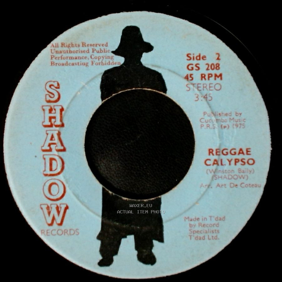 The Shadow - My Belief / Reggae - Calypso side B