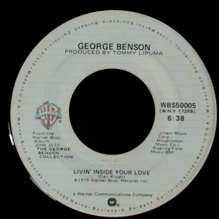 George Benson - Livin' Inside Your Love / Never Give Up On A Good Thing side A