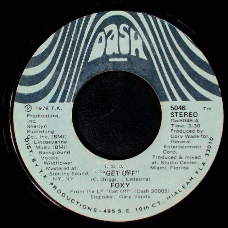 Foxy - Get Off / You Make Me Hot side A