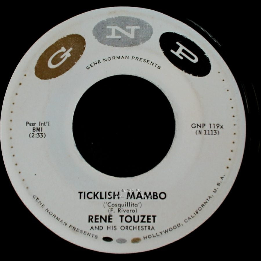 René Touzet And His Orchestra - Ticklish Mambo / Manhattan side A