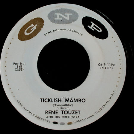 René Touzet And His Orchestra - Ticklish Mambo / Manhattan side A