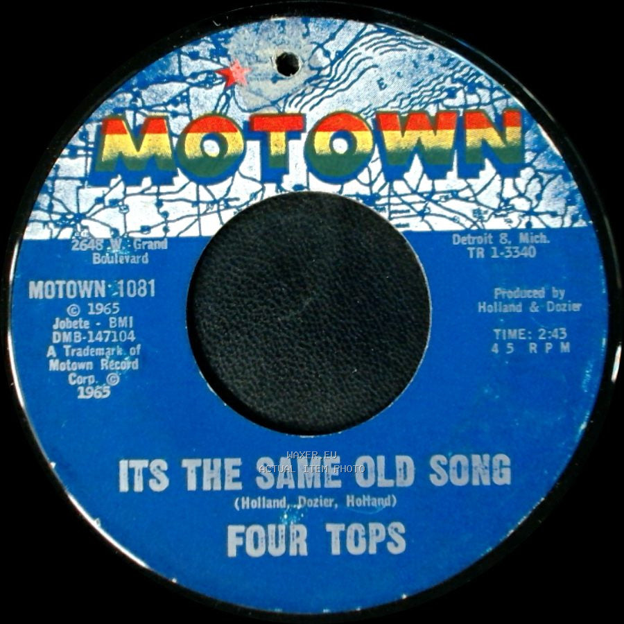 Four Tops - Its The Same Old Song / Your Love Is Amazing side A