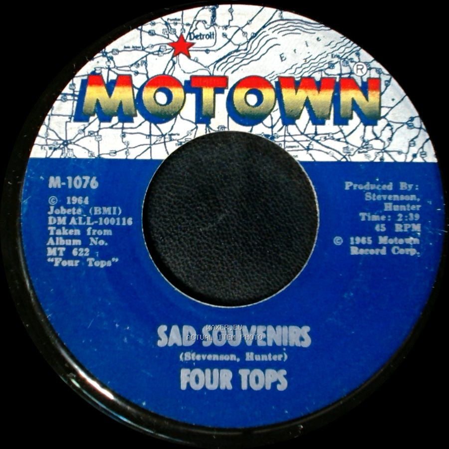 Four Tops - Sad Souvenirs / I Can't Help Myself side A