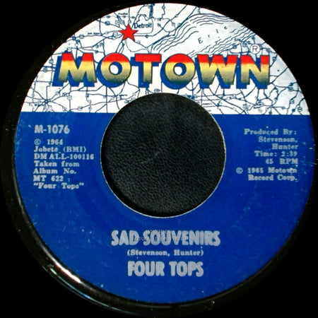 Four Tops - Sad Souvenirs / I Can't Help Myself side A
