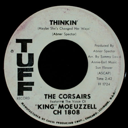 The Corsairs / The Corsairs Featuring Jay "Bird" Uzzell - Thinkin' (Maybe She's Changed Her Ways) / Smoky Places side A