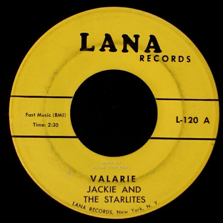 Jackie And The Starlites - Valarie / Lonesome Boy side A