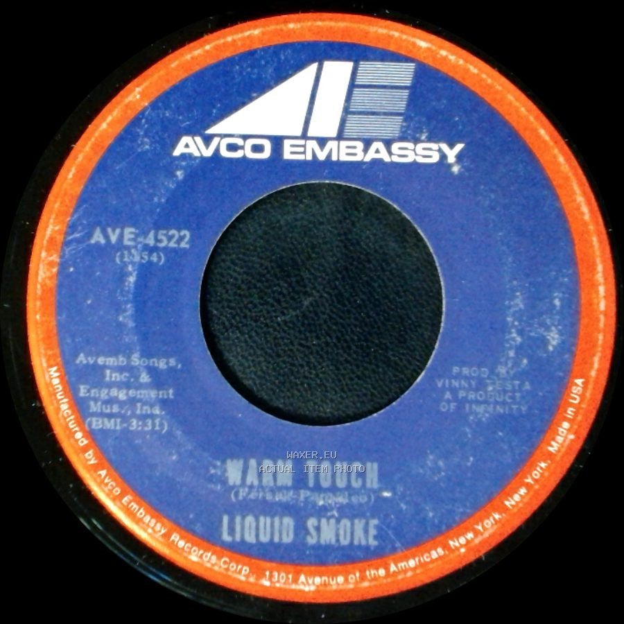 Liquid Smoke - Warm Touch / I Who Have Nothing side A