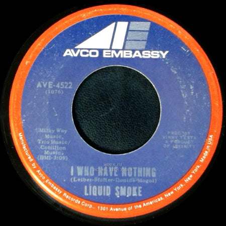 Liquid Smoke - Warm Touch / I Who Have Nothing side B