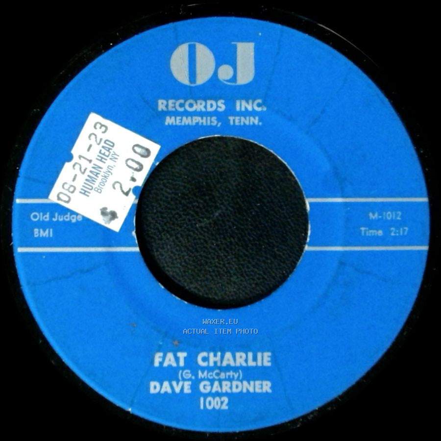 Dave Gardner - White Silver Sands / Fat Charlie side B