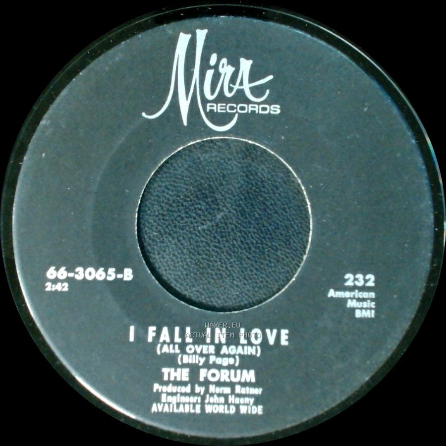 The Forum - I Fall In Love (All Over Again) / The River Is Wide side A