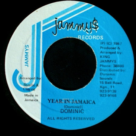 Dominic - Version / Year In Jamaica side B