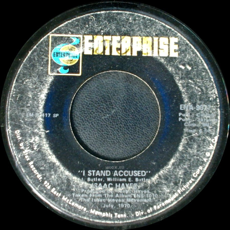 Isaac Hayes - I Stand Accused / I Just Don't Know What To Do With Myself side A