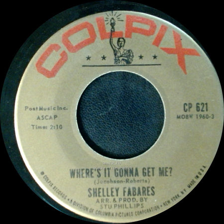Shelley Fabares - Johnny Angel / Where's It Gonna Get Me? side B