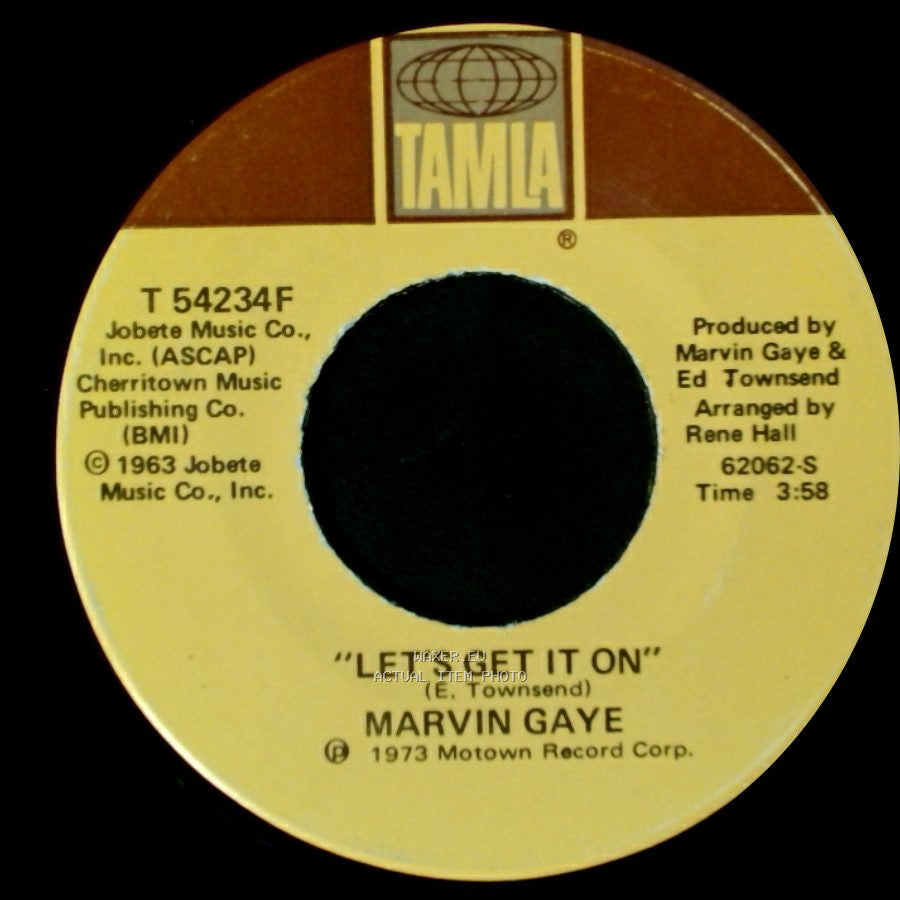 Marvin Gaye - Let's Get It On / I Wish It Would Rain side A