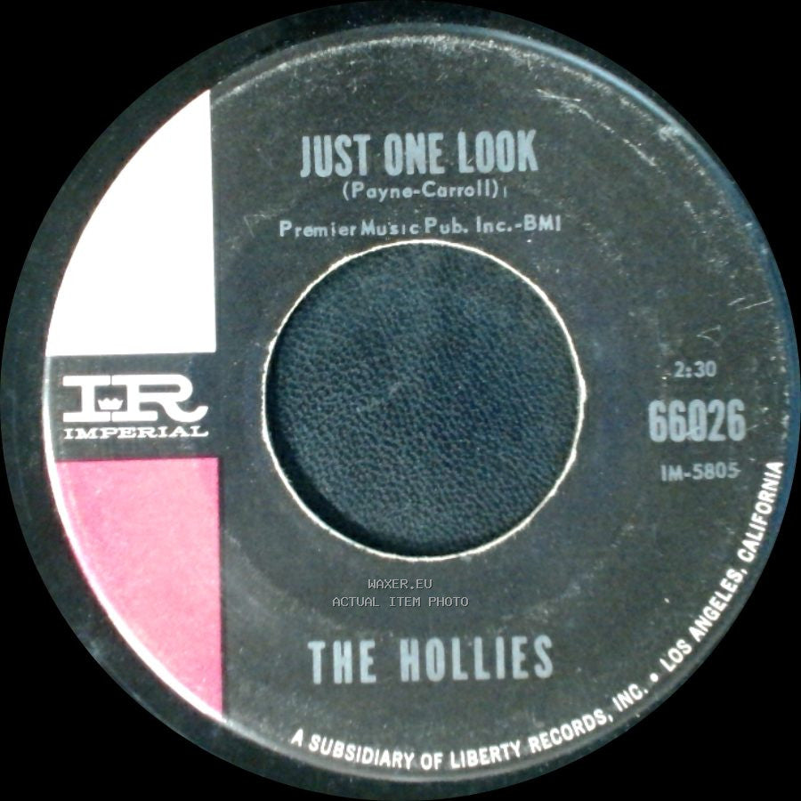 The Hollies - Keep Off That Friend Of Mine / Just One Look side B