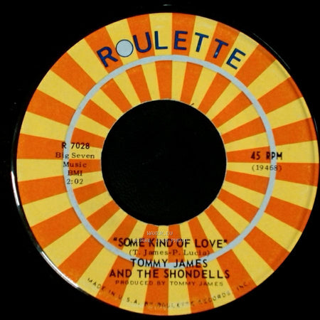 Tommy James And The Shondells - Crimson And Clover / Some Kind Of Love side B