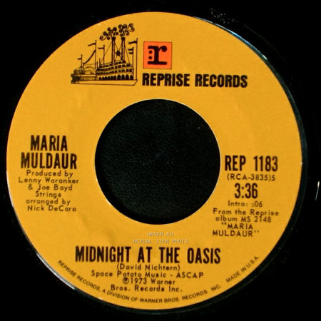 Maria Muldaur - Any Old Time / Midnight At The Oasis side B