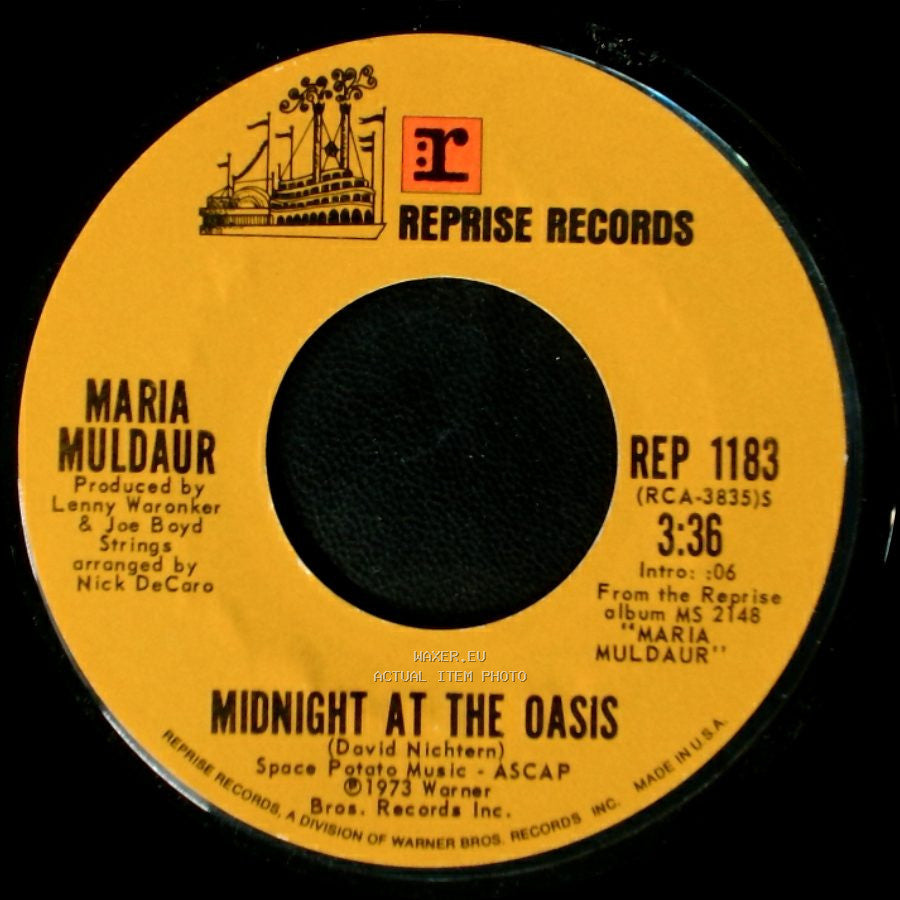 Maria Muldaur - Any Old Time / Midnight At The Oasis side B