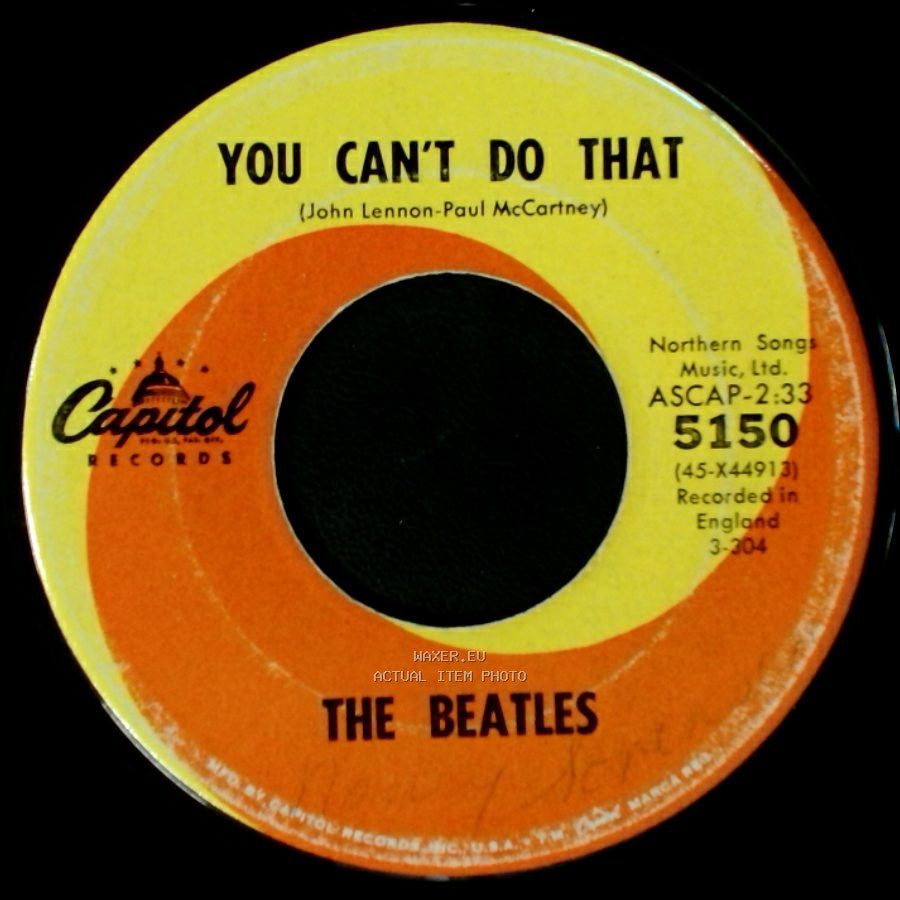 The Beatles - You Can't Do That / Can't Buy Me Love side A