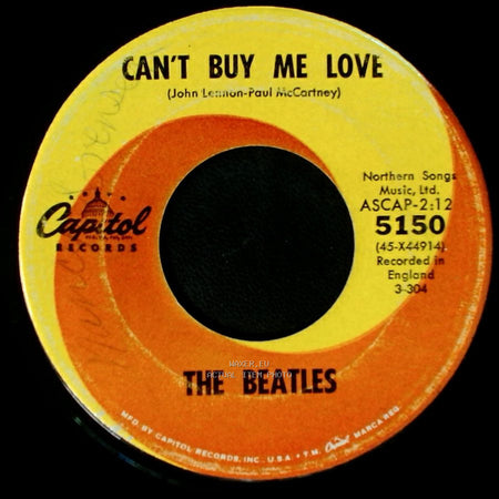 The Beatles - You Can't Do That / Can't Buy Me Love side B
