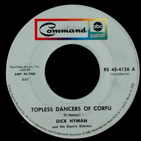 Dick Hyman - The Minotaur / Topless Dancers Of Corfu side B