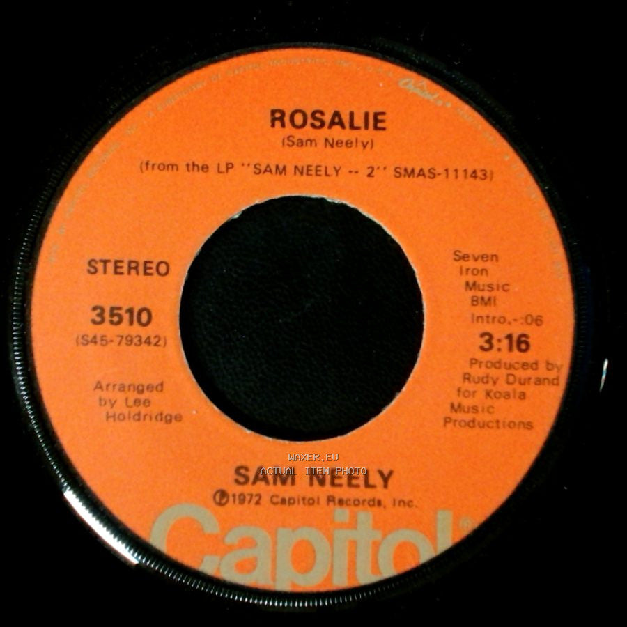 Sam Neely - Try To Reason Why / Rosalie side B