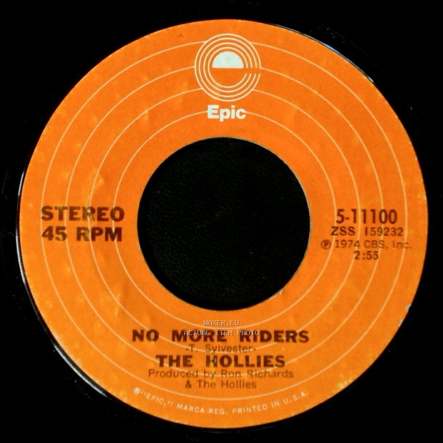 The Hollies - No More Riders / The Air That I Breathe side A