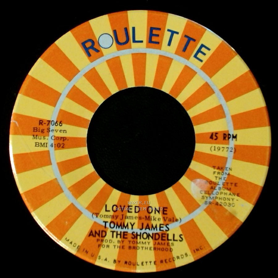 Tommy James And The Shondells - Loved One / She side A